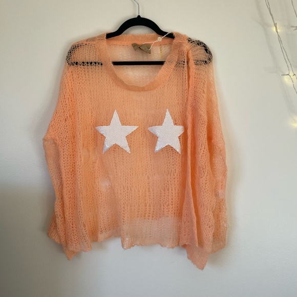NWT Wildfox White Label Star Bra Lost Mermaid Sweater - Picture 4 of 9